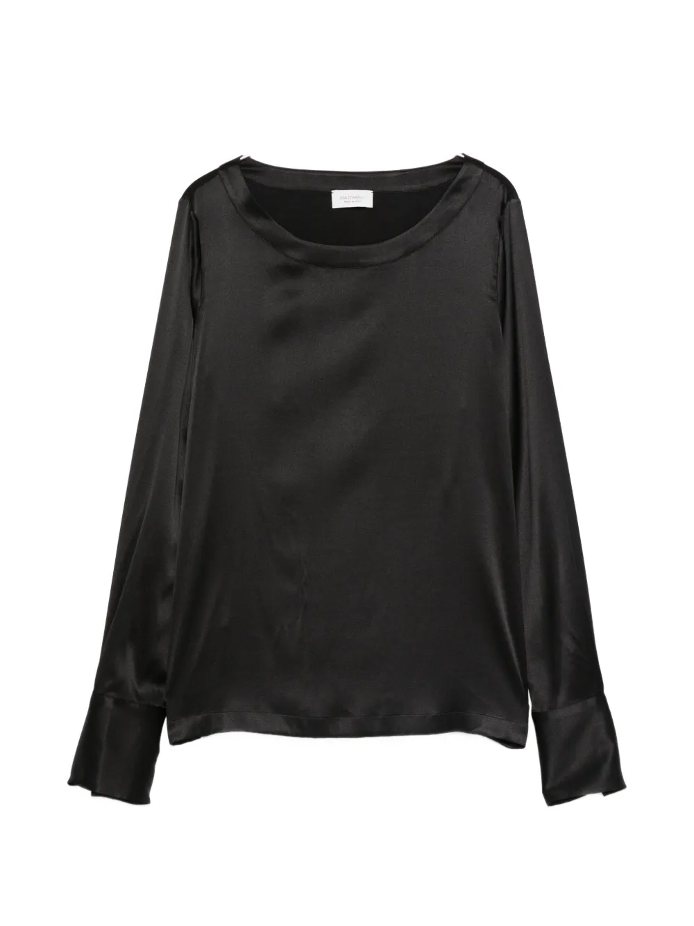 Mazzarelli Angie Long-sleeve Top In Black