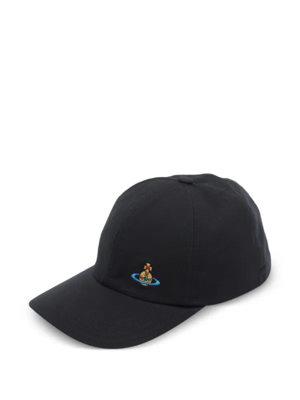 Vivienne Westwood Orb Embroidered Baseball Cap | Black | FARFETCH