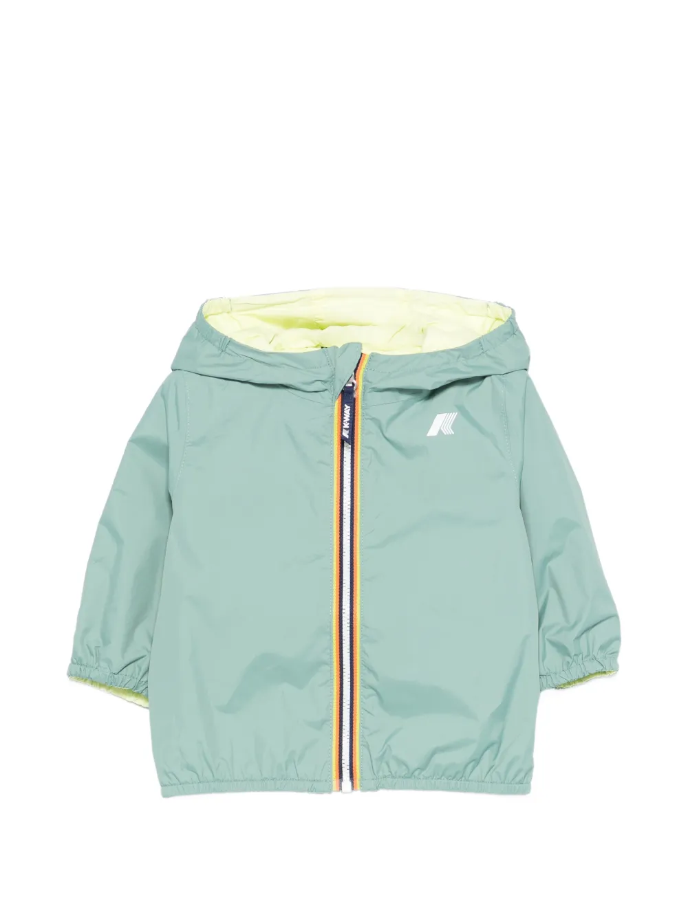 K Way Kids zip-up jacket - Blu
