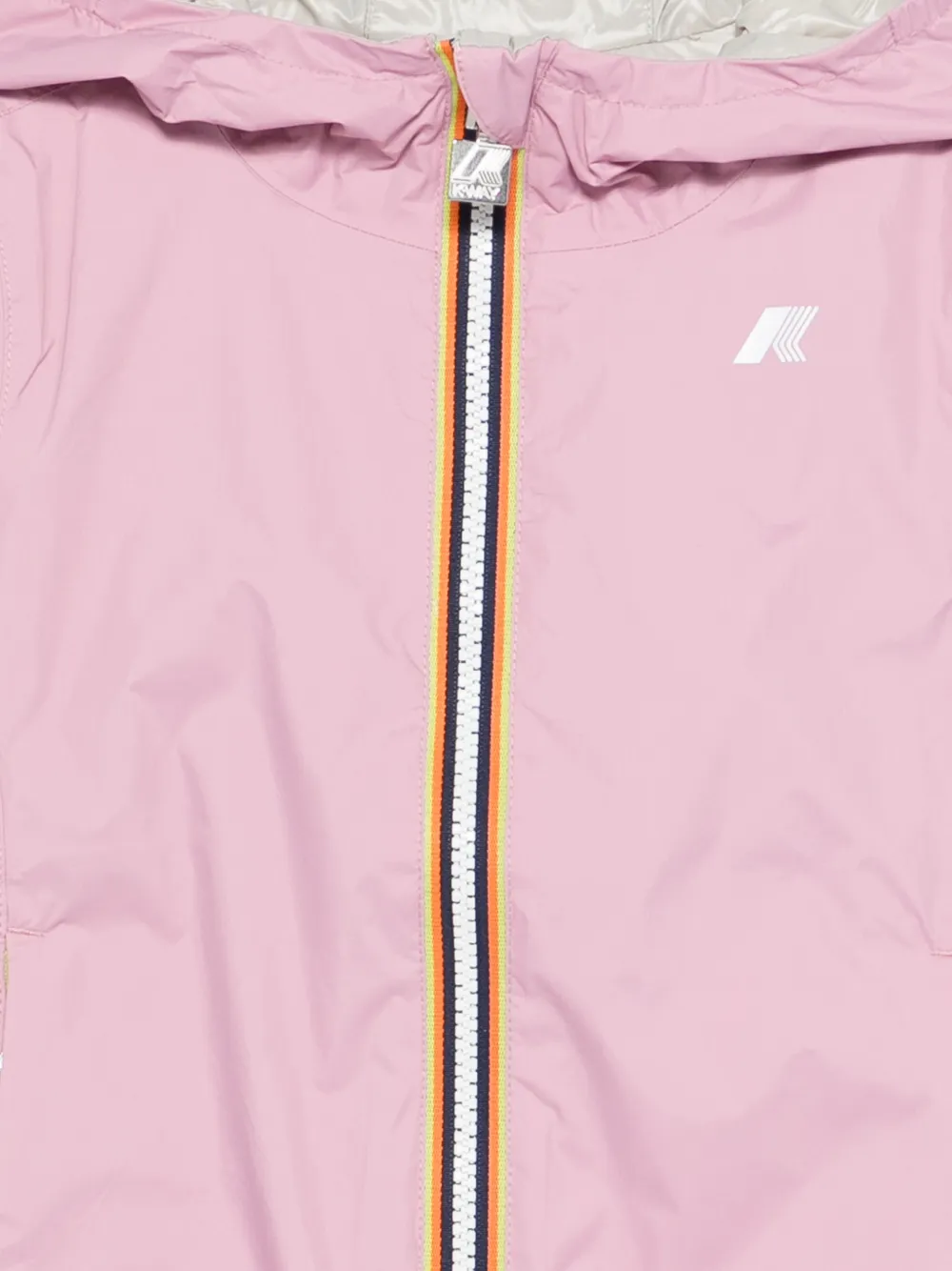 K Way Kids Jack met capuchon Roze