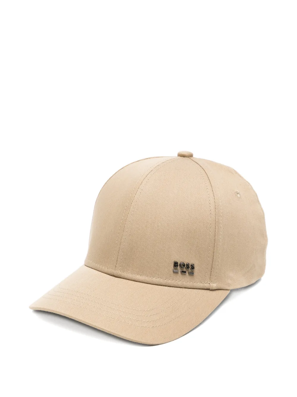Hugo Boss Logo-lettering Baseball Cap In Neutral