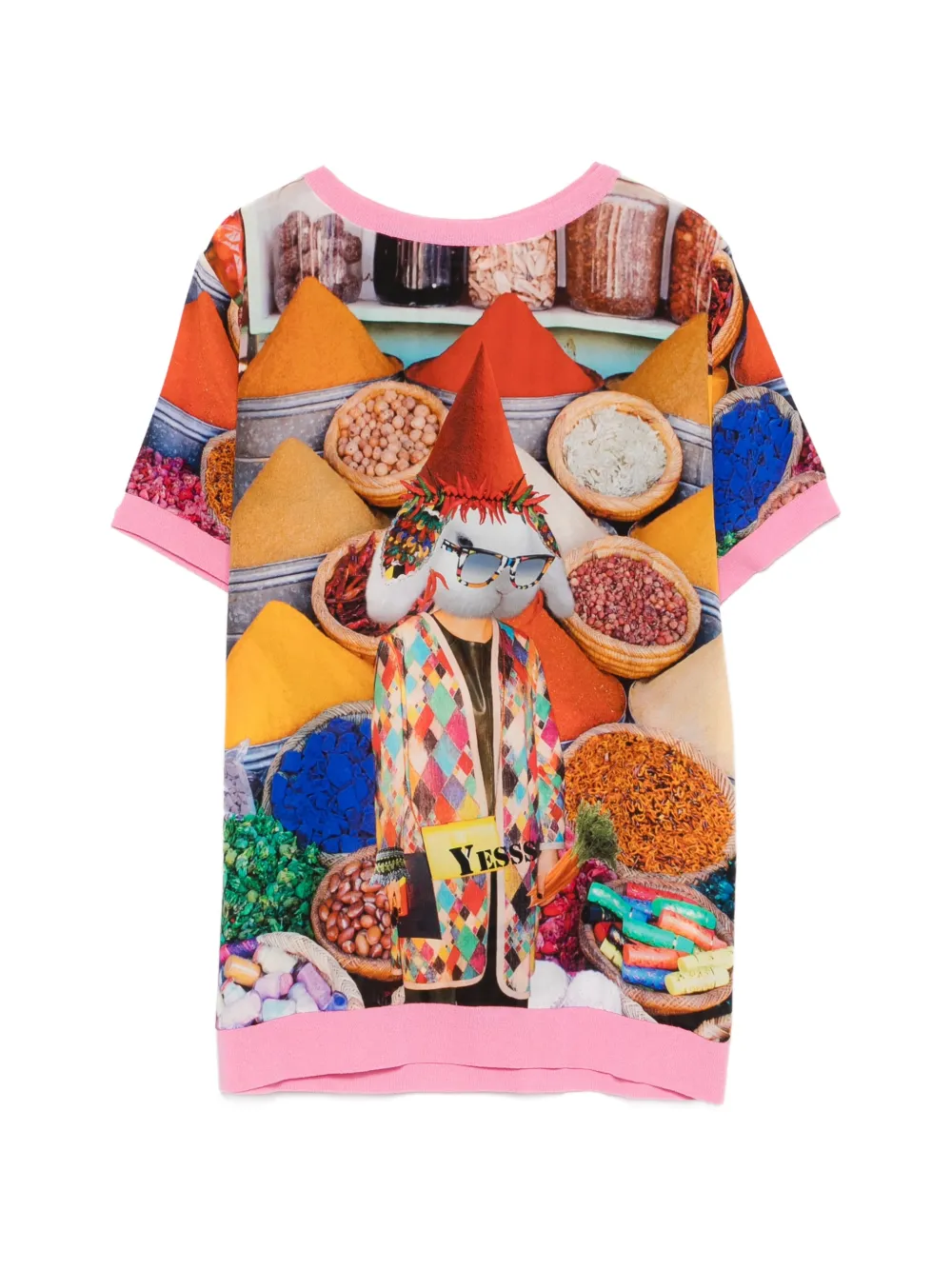 The Artistylist Spices round-neck printed T-shirt - Arancione