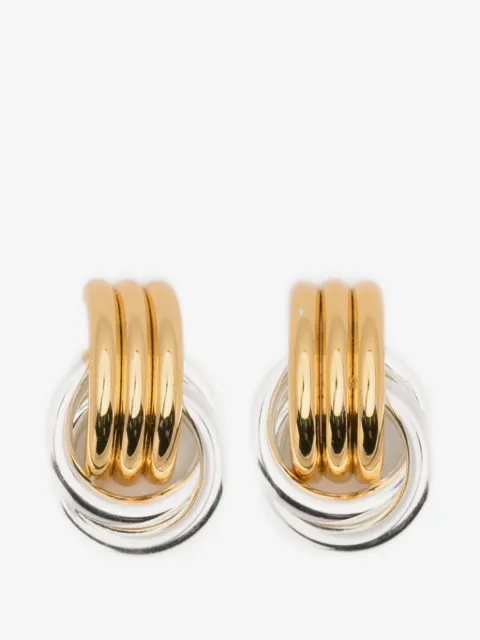 Heaven Mayhem polish-finish drop earrings