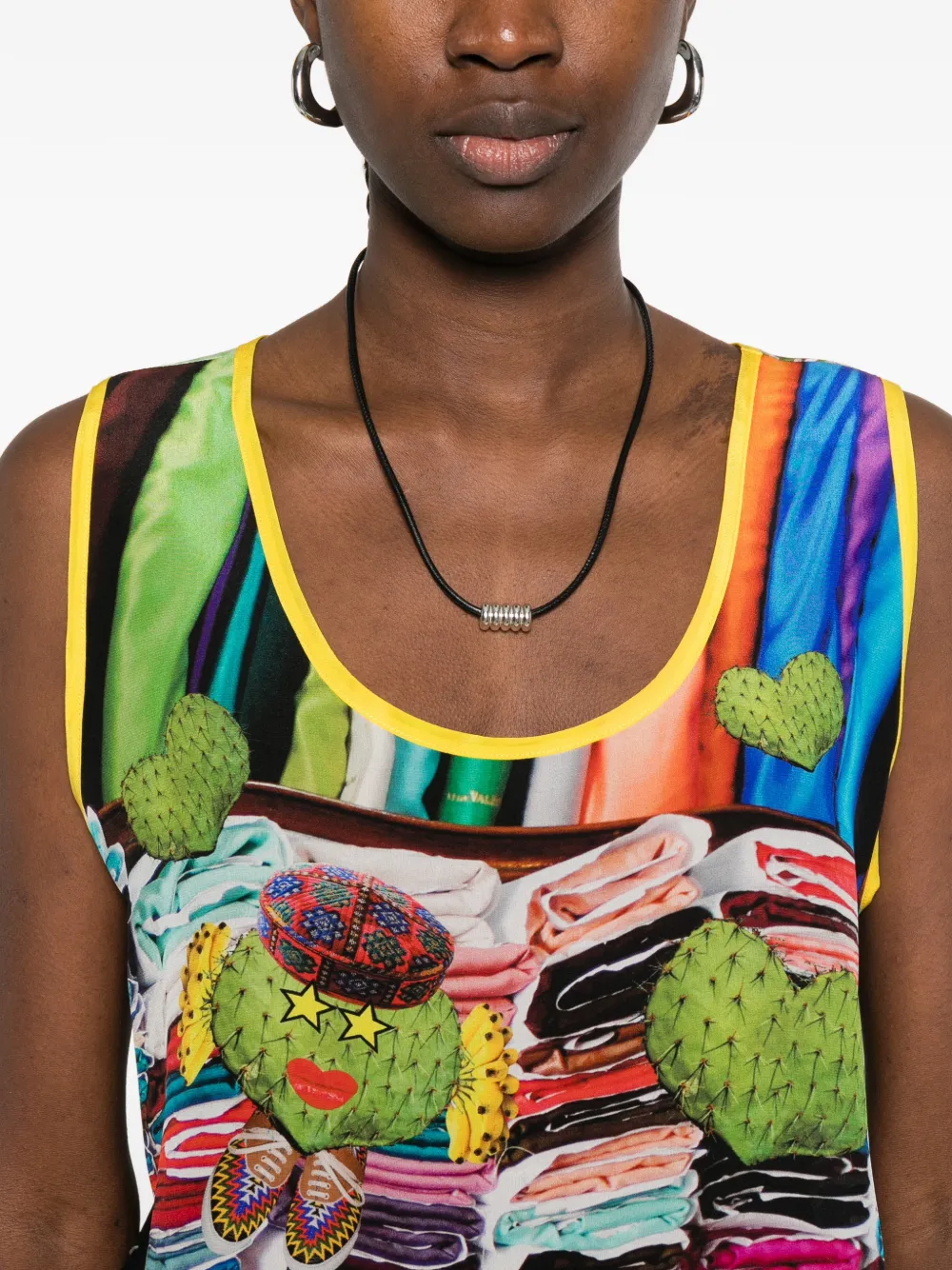 Cactus Printed Tank Top