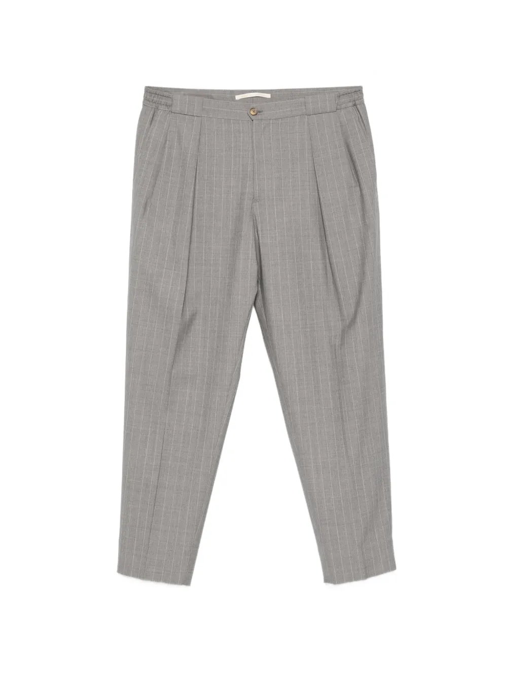 Briglia 1949 Portobellos pinstripe pleated trousers - Grigio