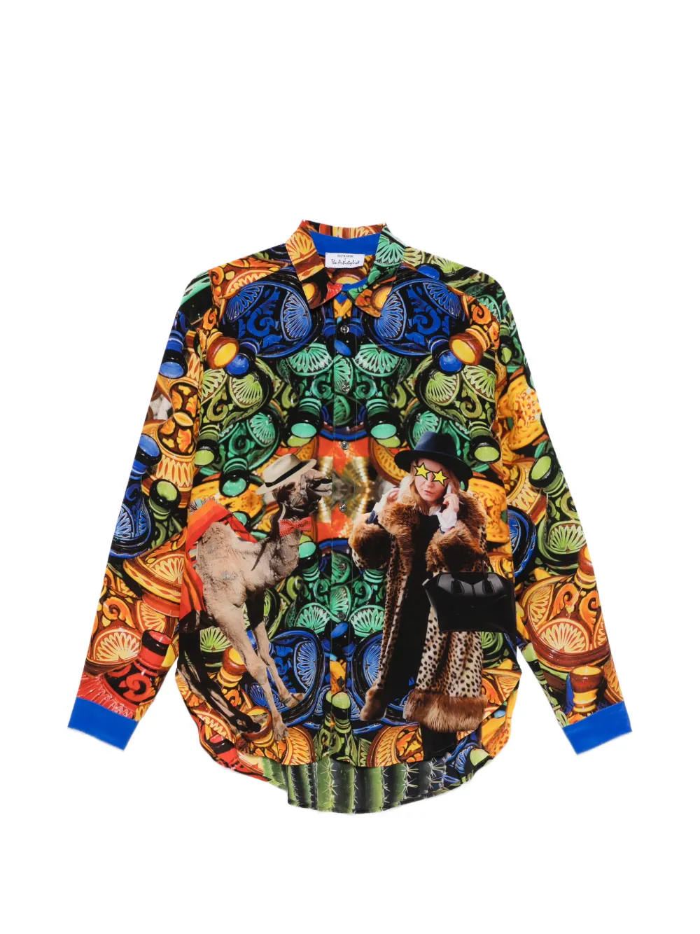 The Artistylist Camel printed shirt - Arancione
