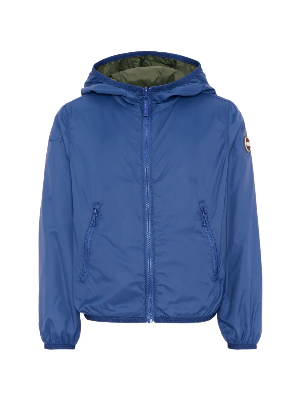 Colmar Kids hooded zip reversible jacket - Blu