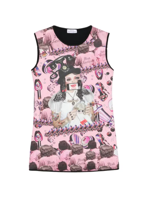 The Artistylist vestido corto estampado