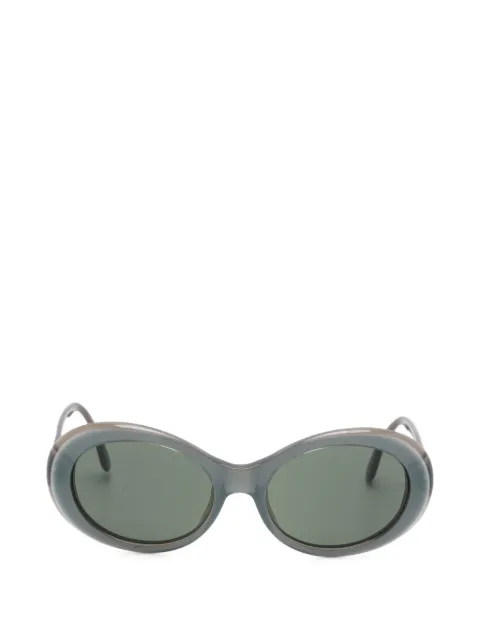 Giorgio Armani Pre-Owned 1990s oval-frame sunglasses