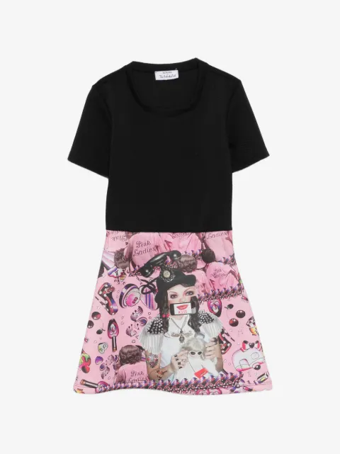 The Artistylist vestido corto manga corta