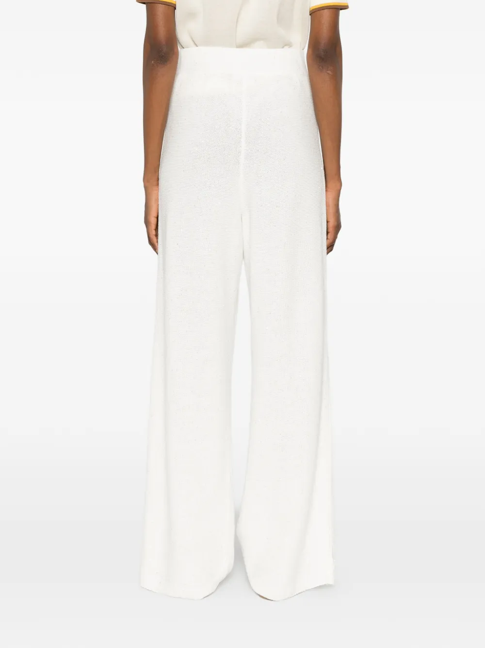 Fabiana Filippi Gebreide broek Wit