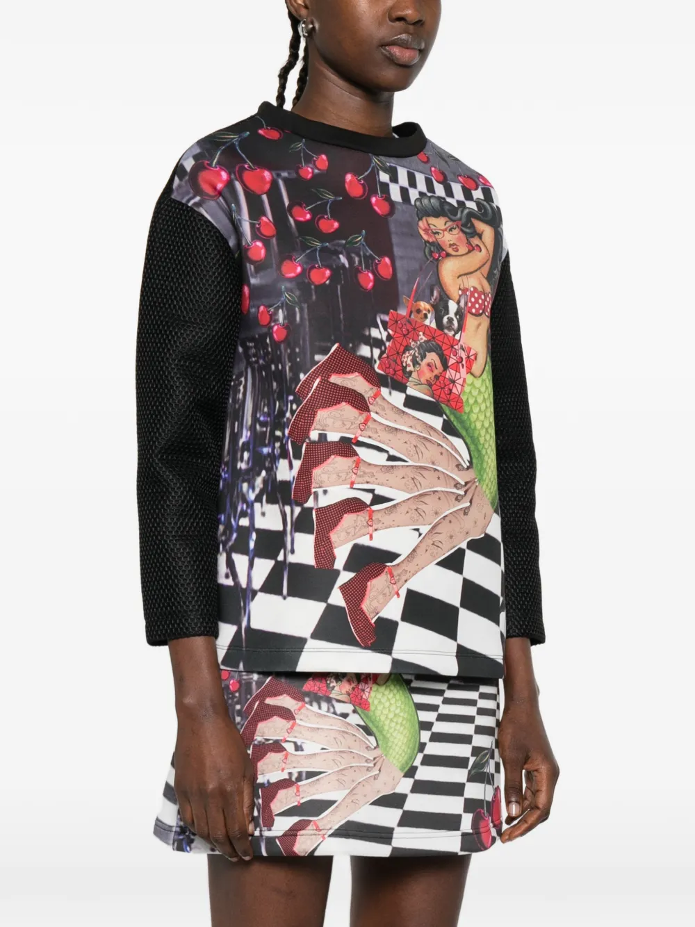 Marmaid Graphic-Print Sweatshirt