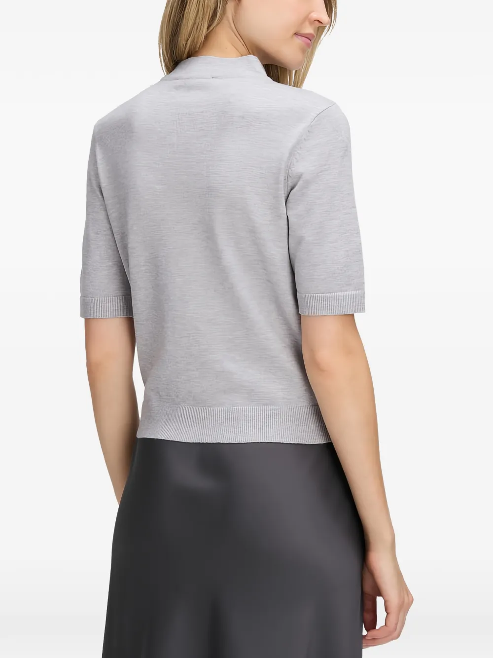  Betty Barclay Beaded Short-sleeve T-shirt - Grey 