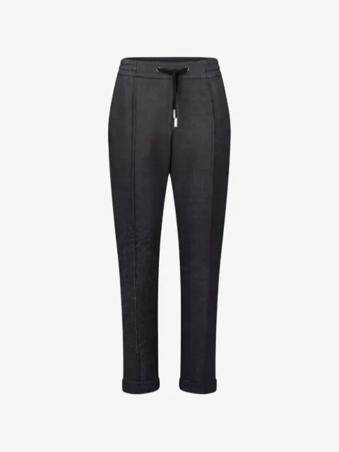 BETTY & CO drawstring-waist turn-up trousers