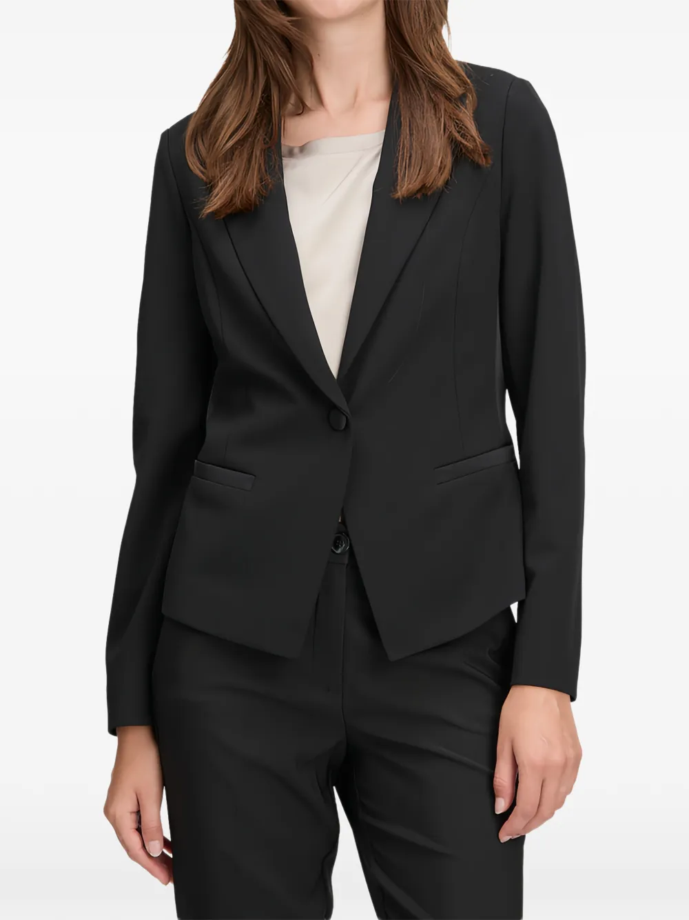  Betty Barclay Single-breasted Blazer - Black 