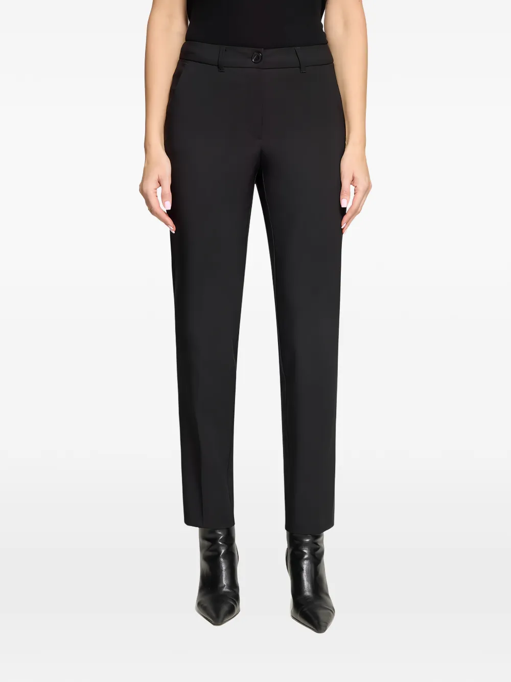 Betty Barclay Broek met toelopende pijpen Zwart