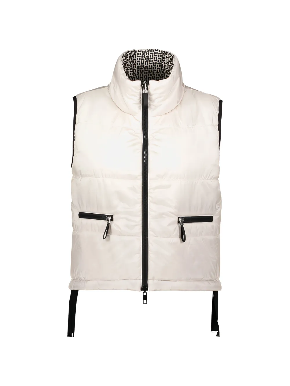 Betty Barclay quilted zip sleeveless gilet - Neutrals
