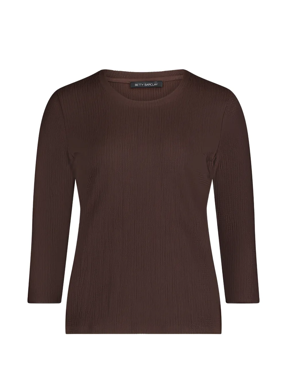 Betty Barclay textured T-shirt - Marrone