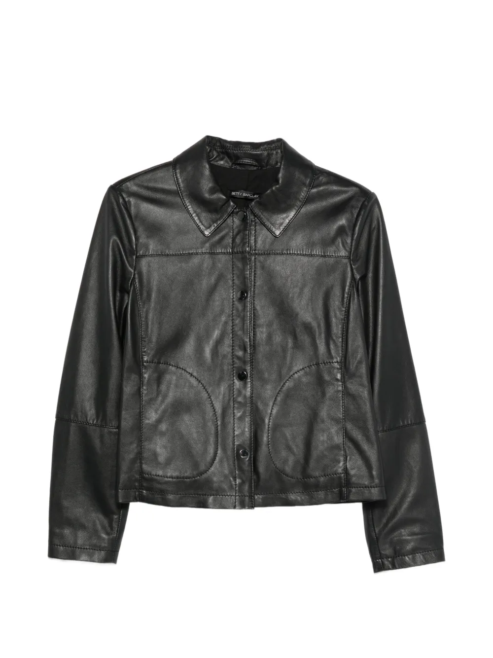 Betty Barclay leather jacket - Nero