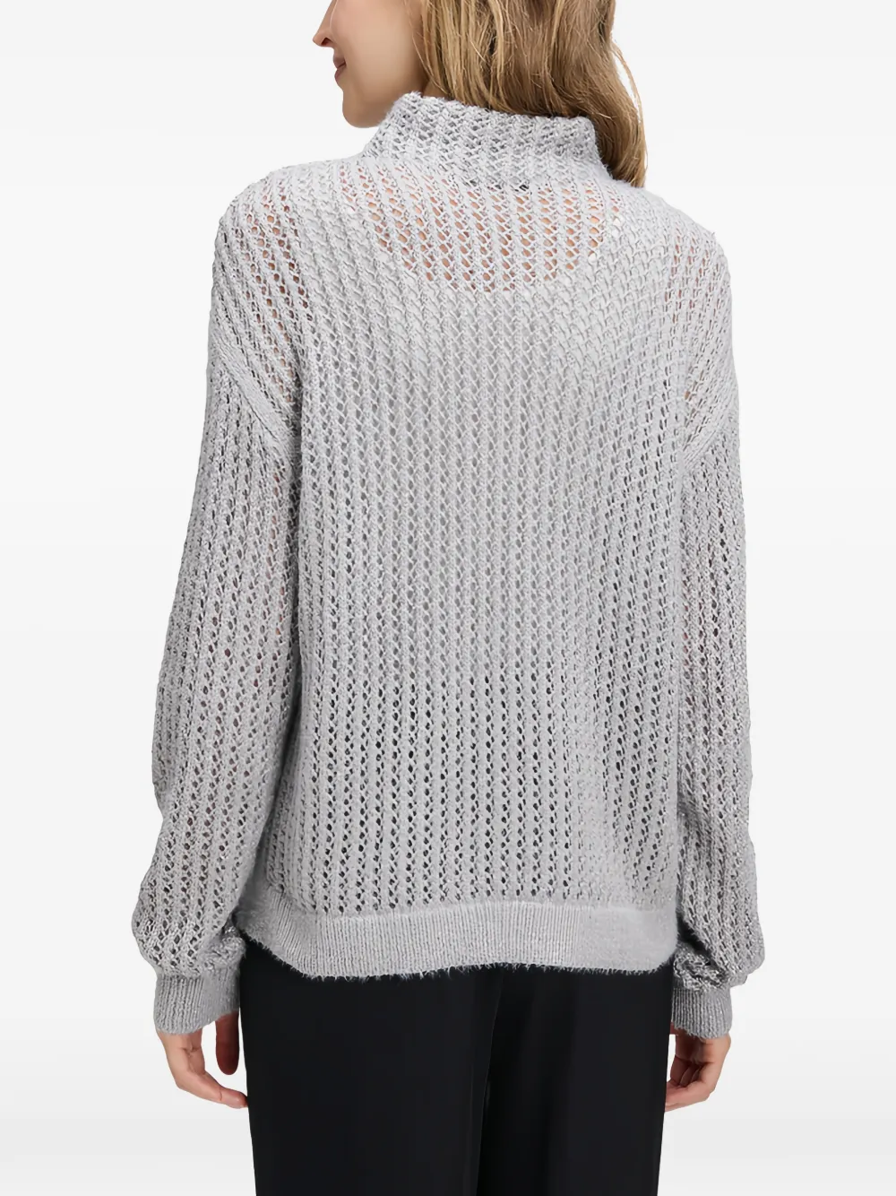  Betty Barclay Hight-neck Sweater - Grey 