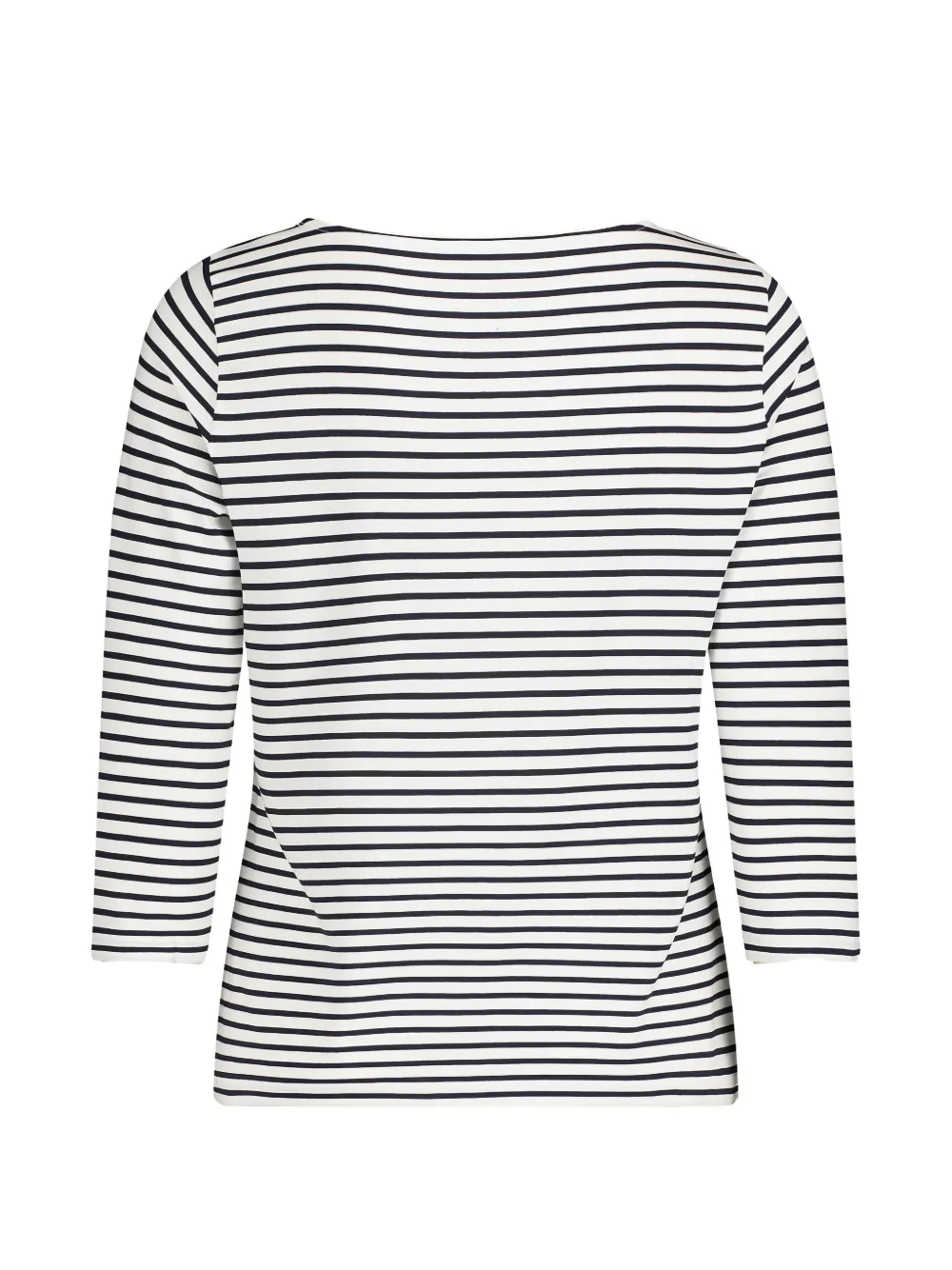 Betty Barclay Gestreepte top met cropped mouwen Wit