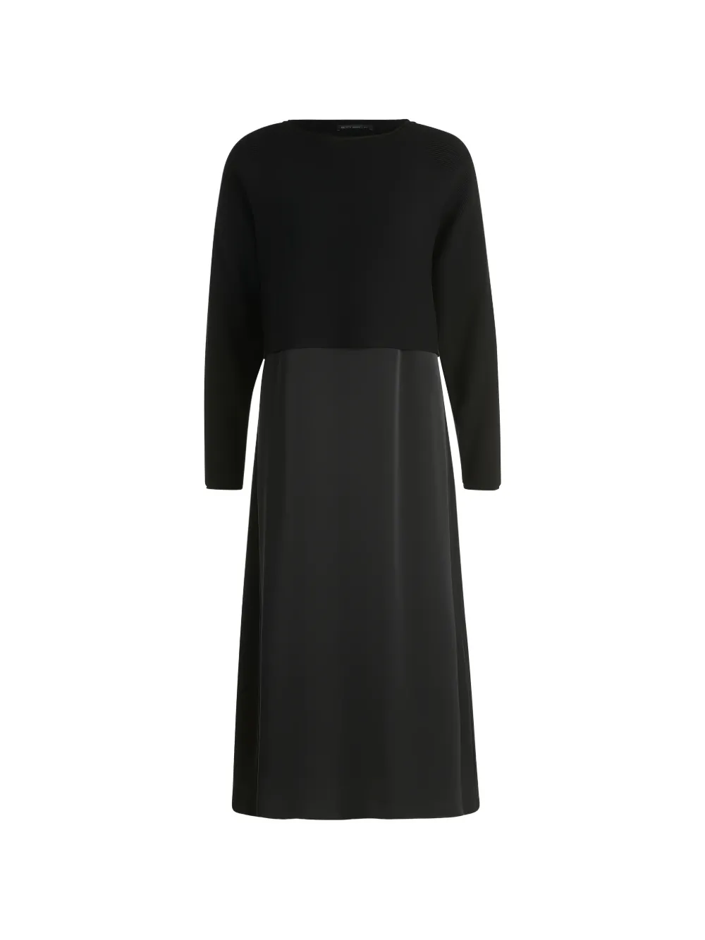 Betty Barclay Long-sleeve Midi Dress In Gray