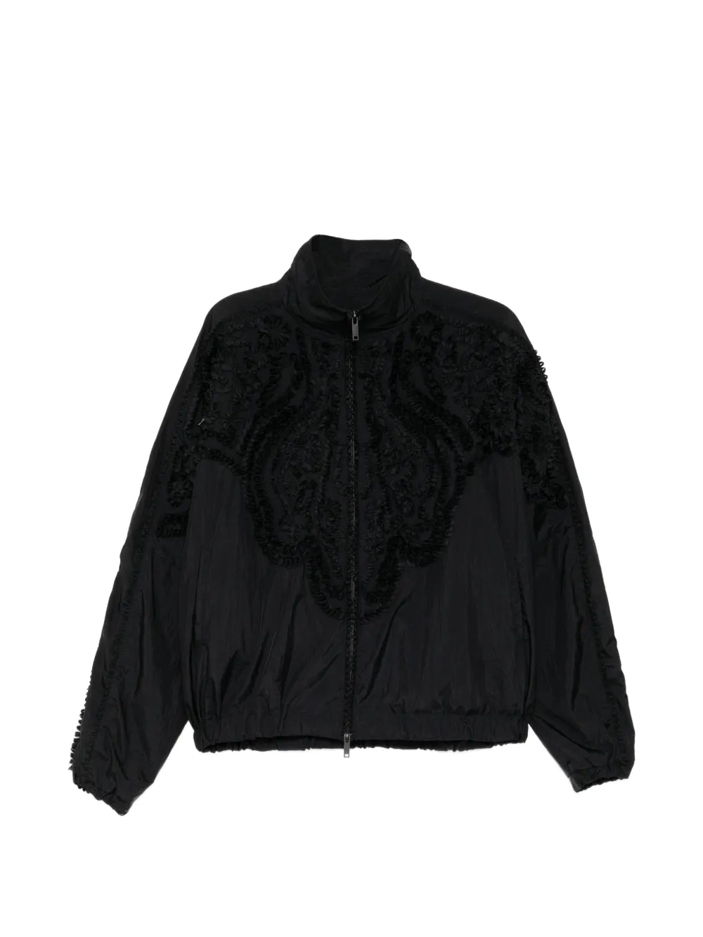 Taakk floral-embroidered jacket - Black