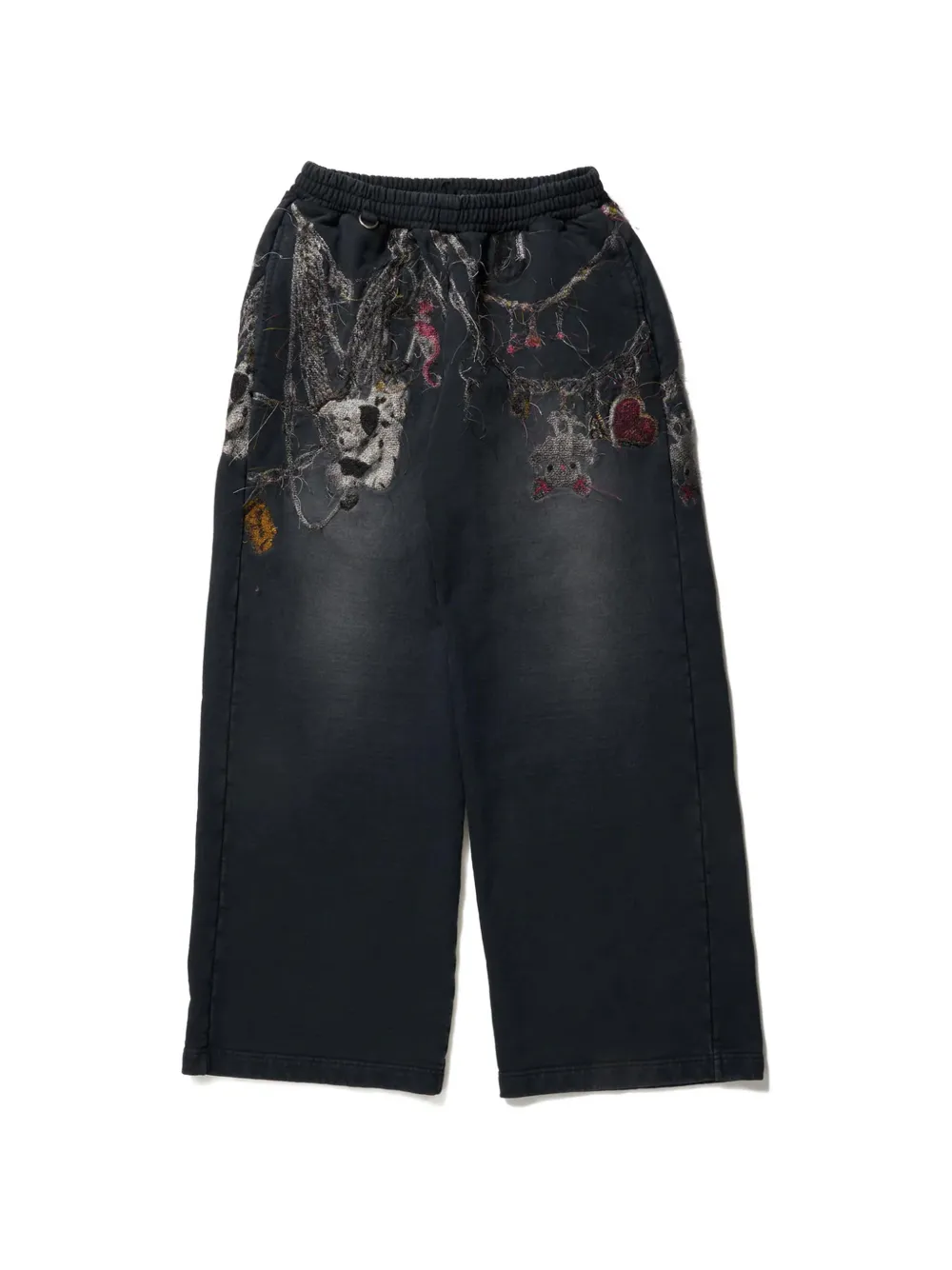 Doublet printed drawstring trousers - Nero
