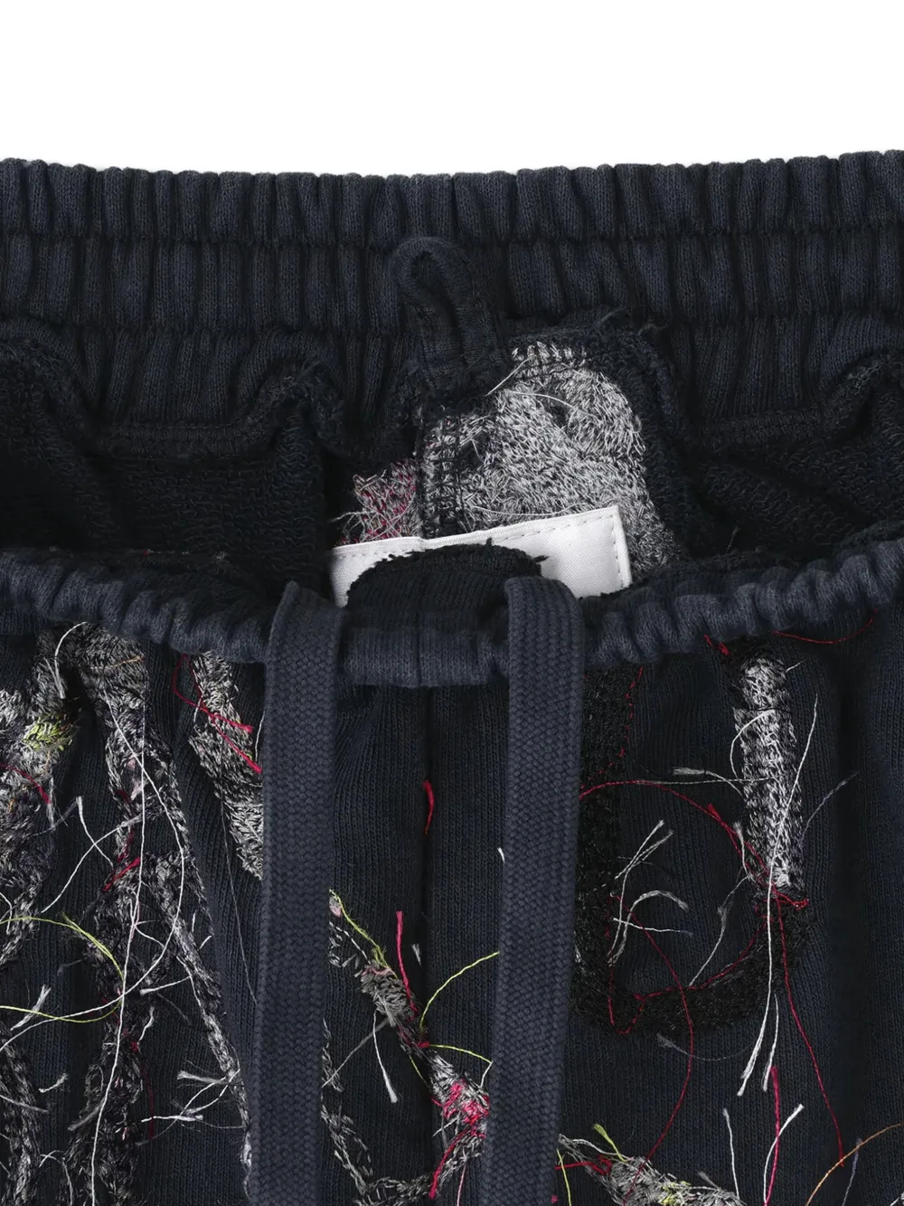 Doublet Broek met trekkoord en print Zwart