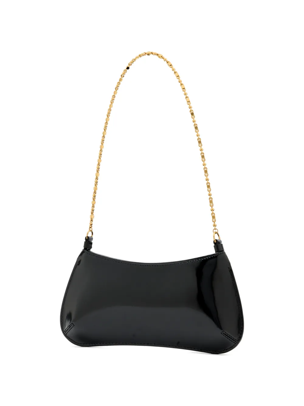 Jacquemus Schoudertas met ketting Zwart