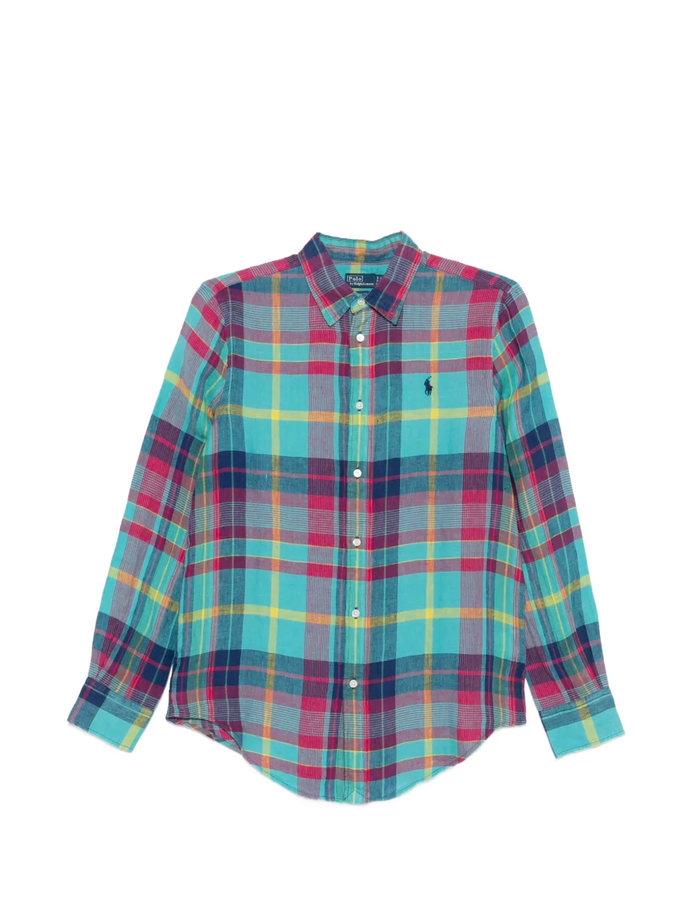 Polo Ralph Lauren long sleeve checked shirt - Blu