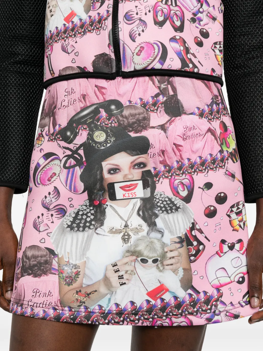Printed Mini Skirt