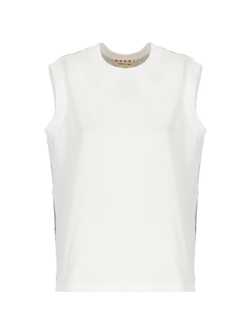 Marni sleeveless T-shirt - Bianco