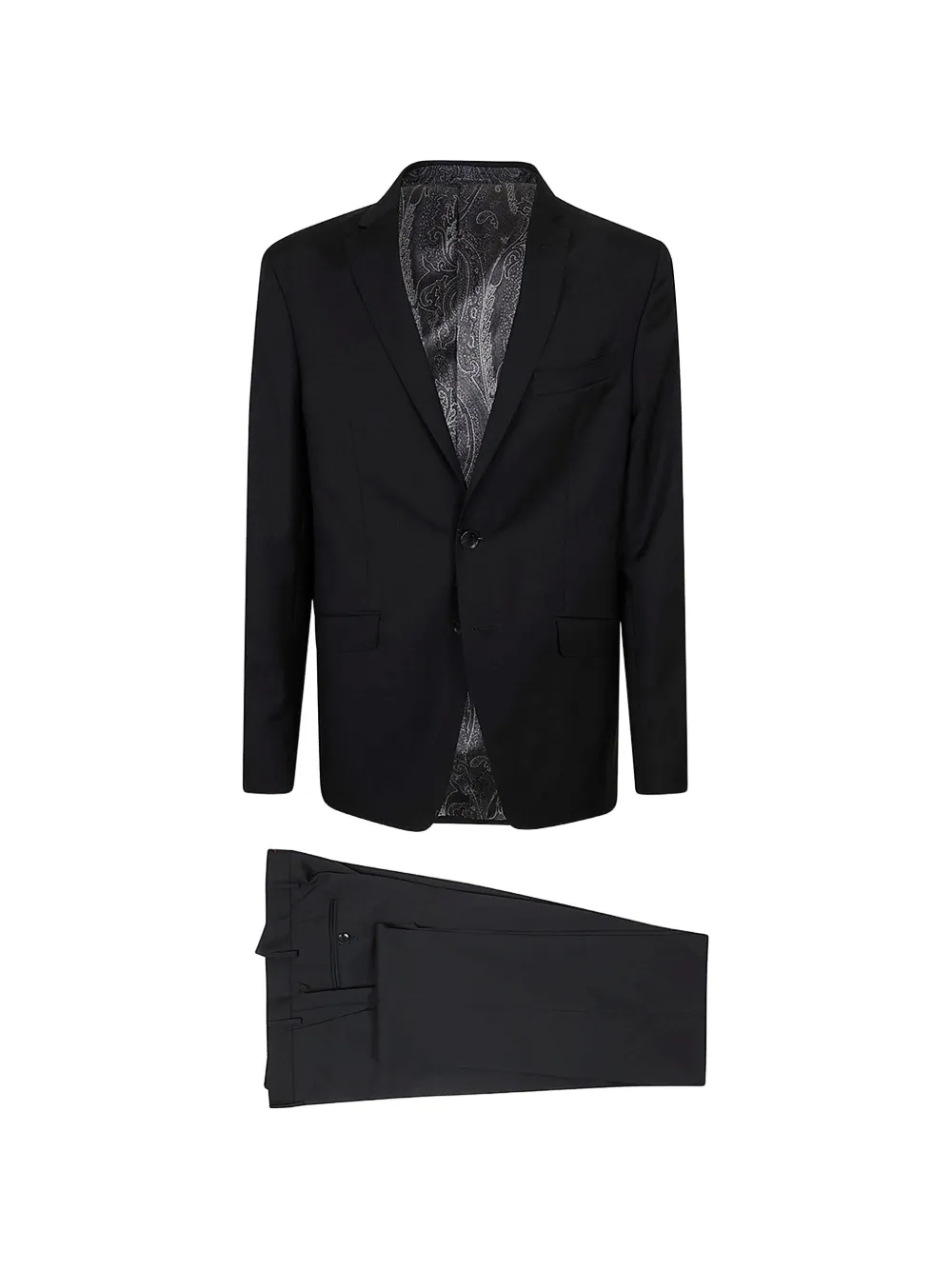 ETRO single-breasted suit - Nero