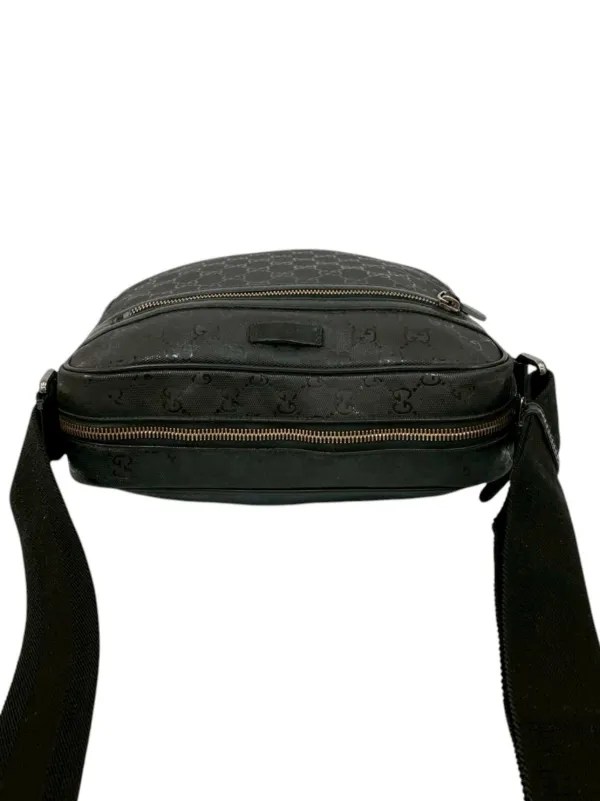 GUCCI ショルダーバッグ インプライム GG柄 PVC ブラック 美品 グッチ 