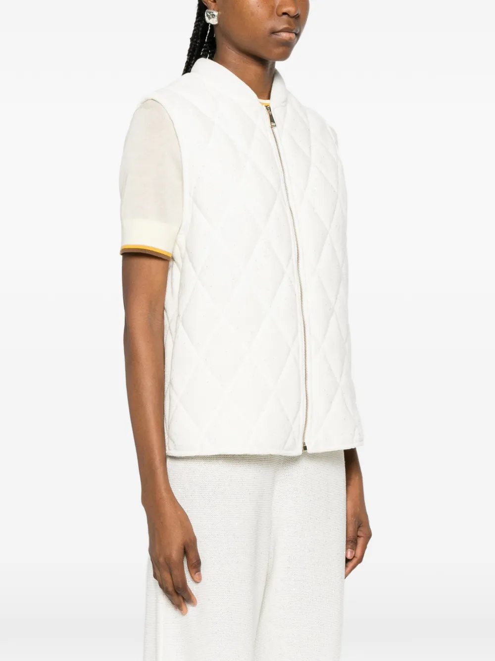 Quilted Zip Vest