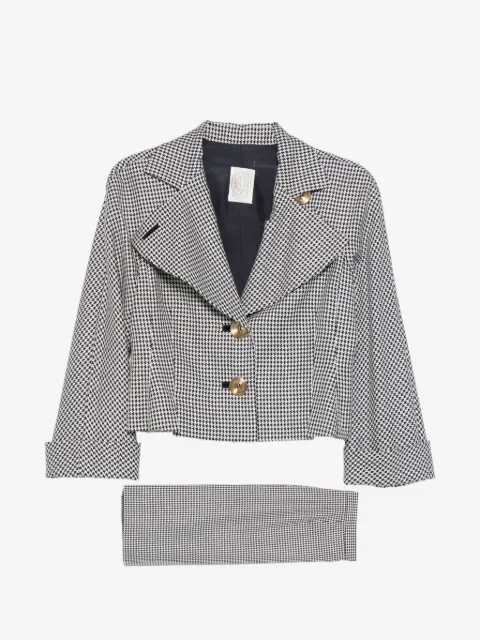 Gianfranco Ferré Pre-Owned 1990s houndstooth buttoned suit