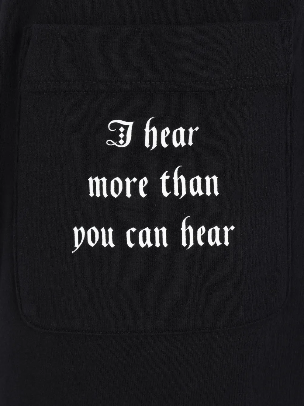 Undercover Shorts met franje en trekkoord Zwart