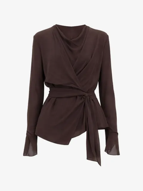 Cortana wrap tie top