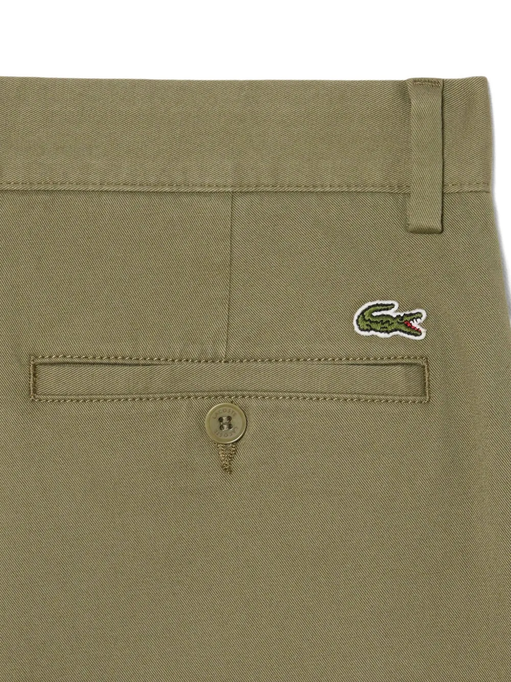 Lacoste Broek met knopen Groen