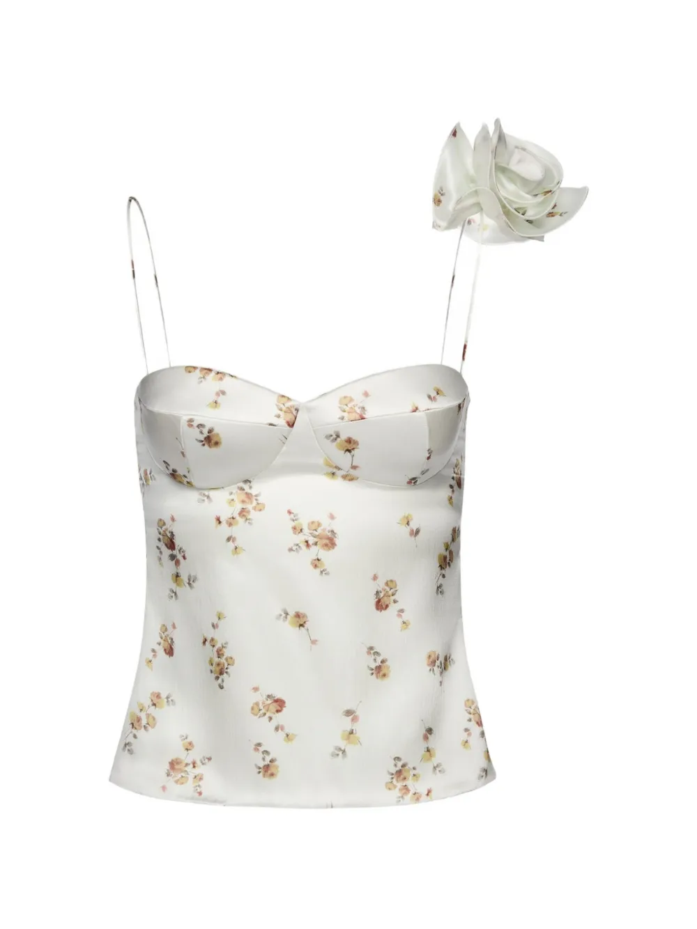 Magda Butrym floral top - Bianco