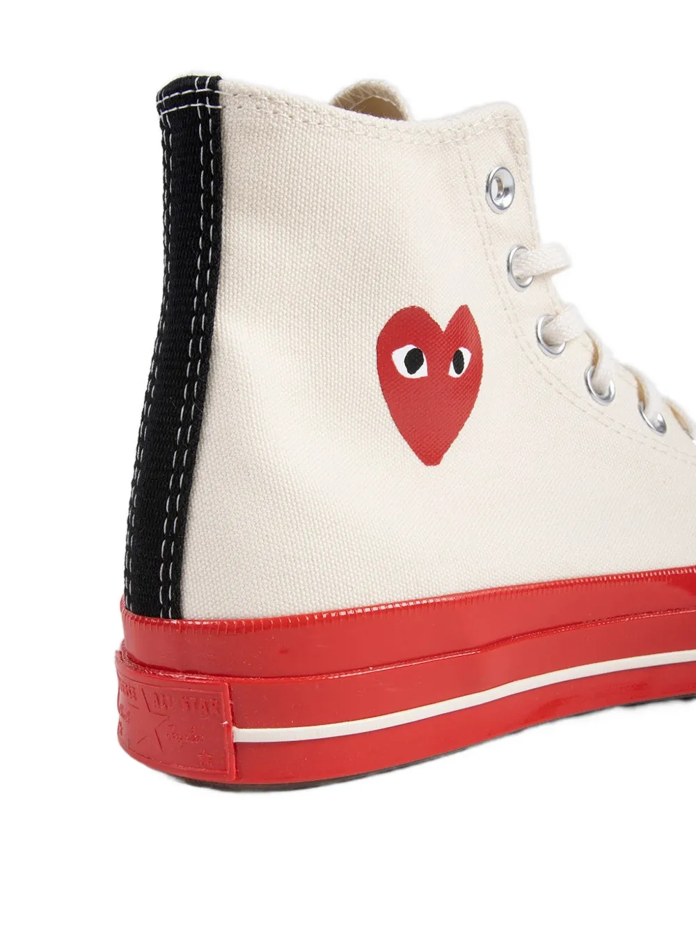 Comme Des Garçons Play x Converse Chuck Taylor 70 heart-motif sneakers Beige