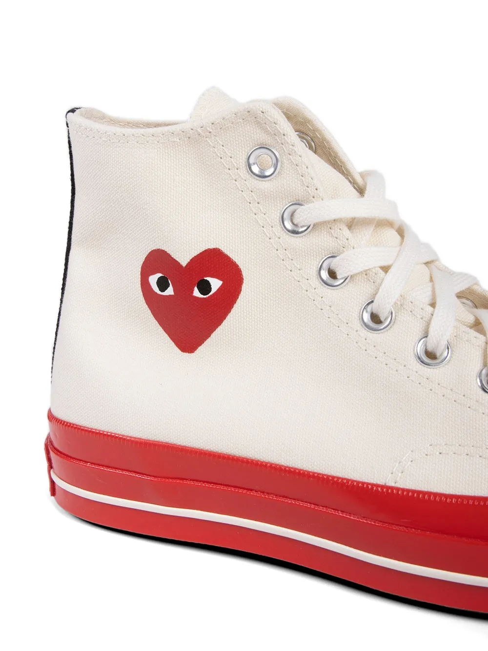 Comme Des Garçons Play x Converse Chuck Taylor 70 heart-motif sneakers Beige