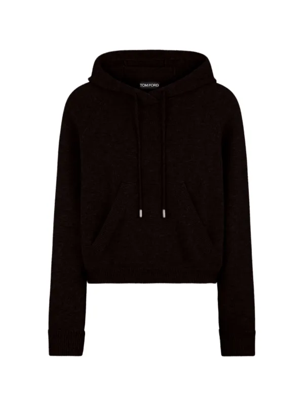 Tom Ford Pocket Hoodie in Brown