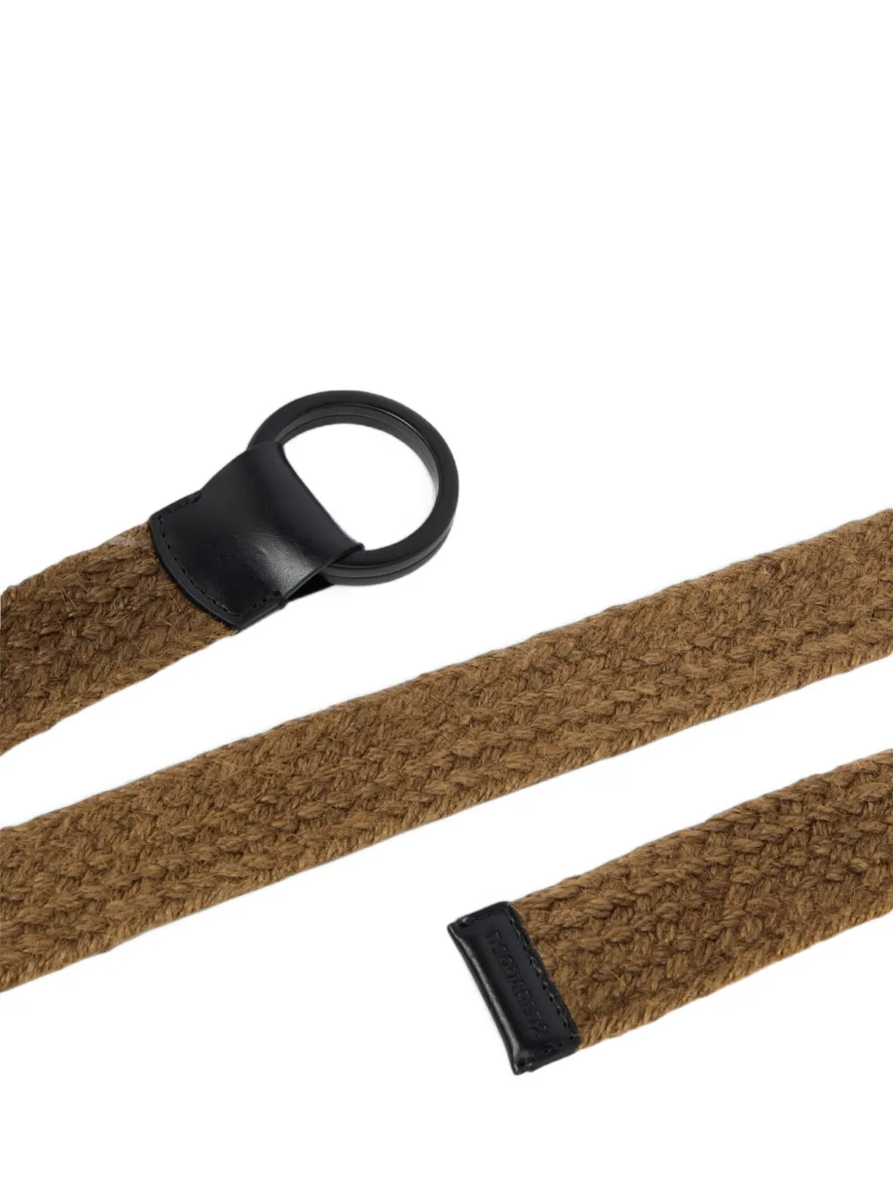  Dsquared2 Cintura Explorer Con Fibbia Ad Anello - Marrone 
