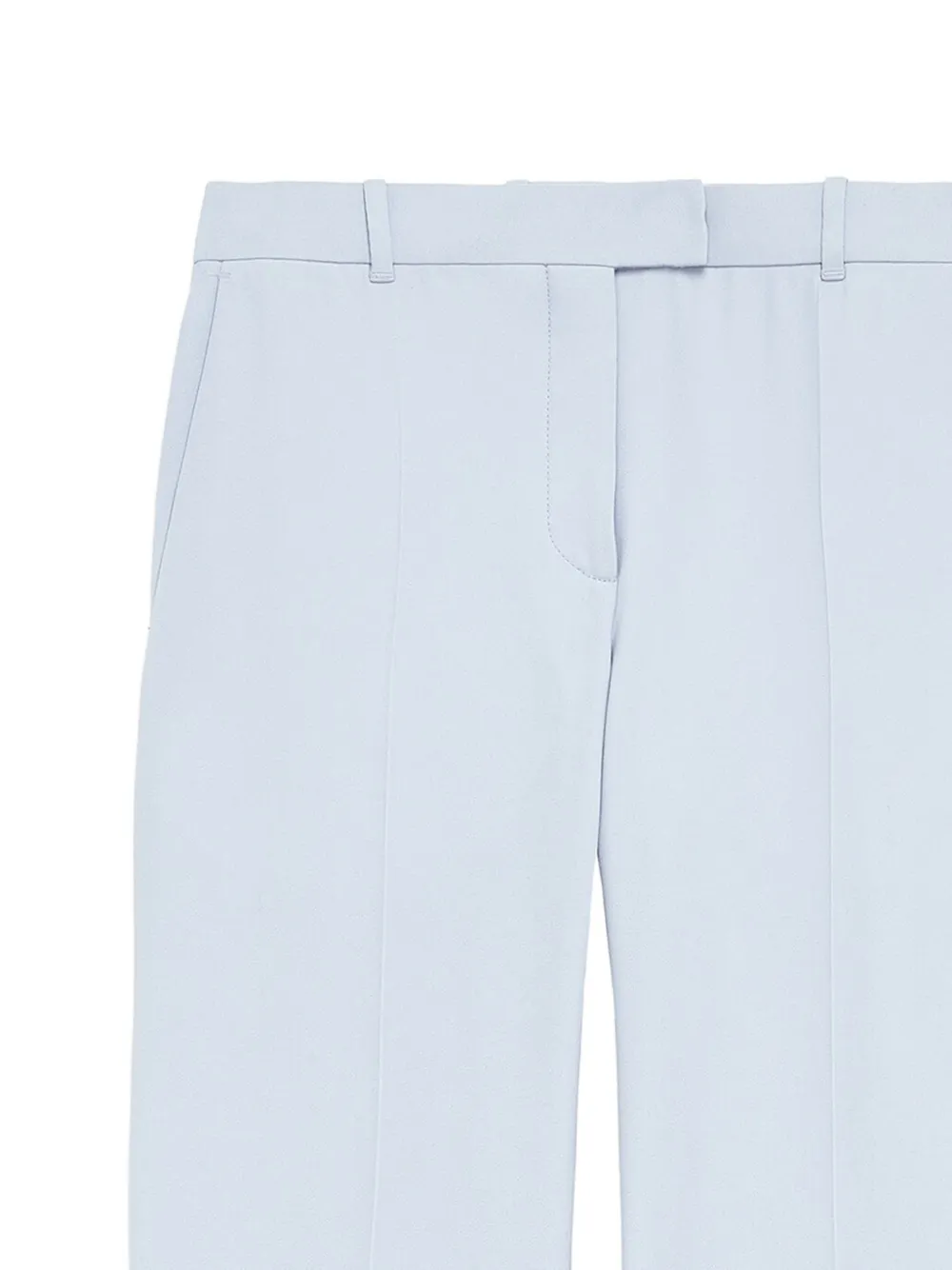 Alexander McQueen Cropped pantalon Blauw