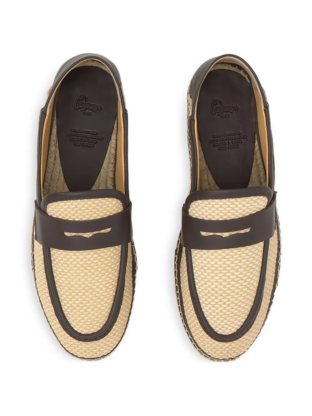 Castañer Leren espadrilles Beige