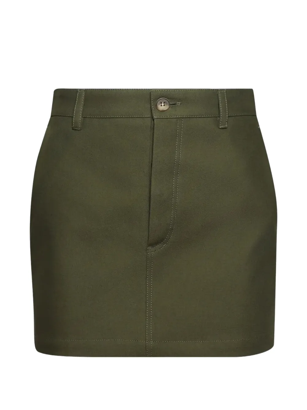 WARDROBE.NYC drill mini skirt - Verde
