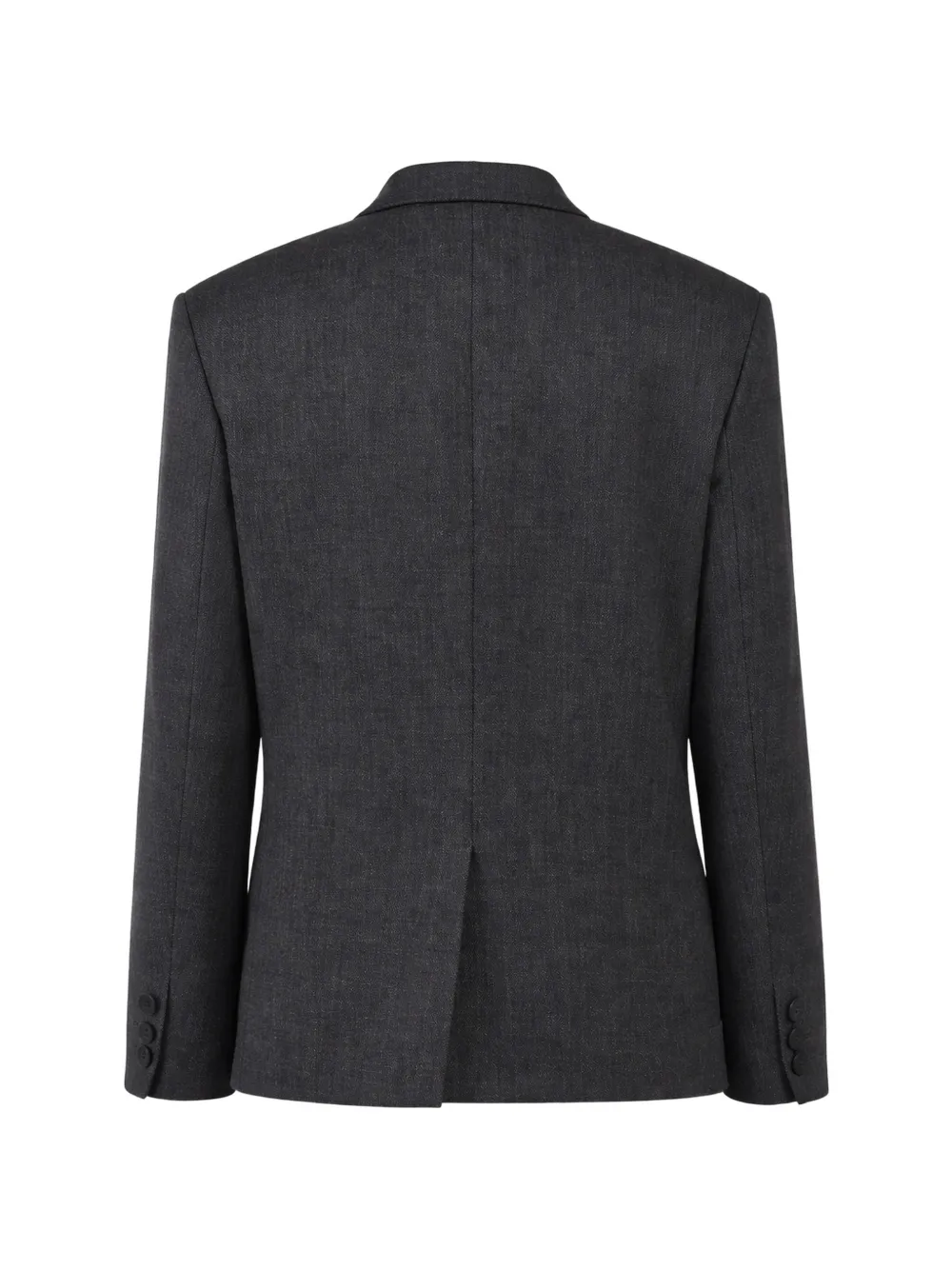  Vicolo Double-breasted Belted Blazer - Grey 