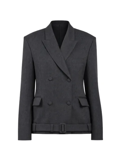 VICOLO double-breasted belted blazer 